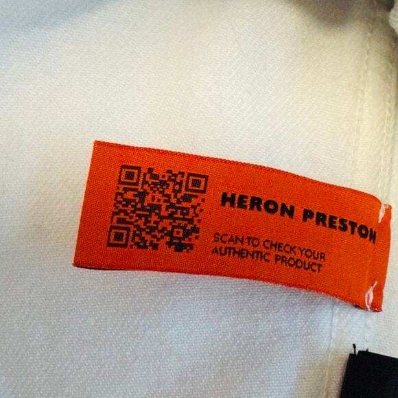 HERON PRESTON: Men's Overdyed Button Up Denim Jacket - S - Picture 13 of 13